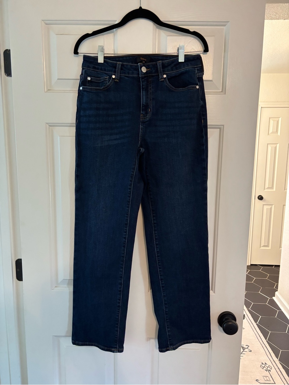 Quince Dark Indigo Straight-Leg Women’s Jeans